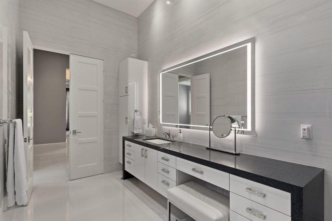 her bathroom