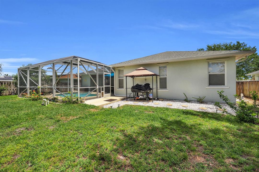 Private Fenced Backyard