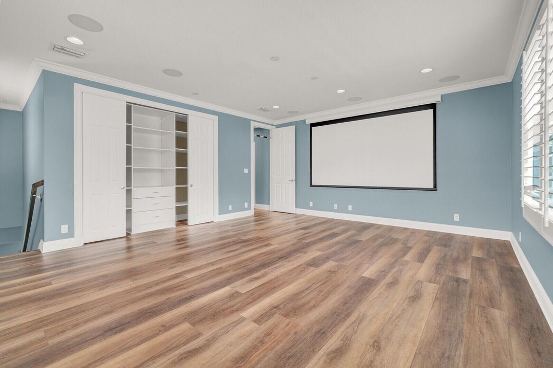 media room to closet 221