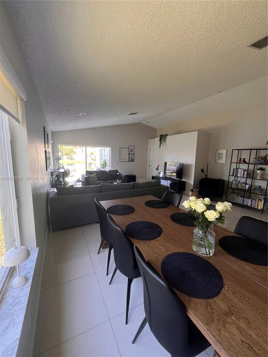Dining Room has it's own seperate Space