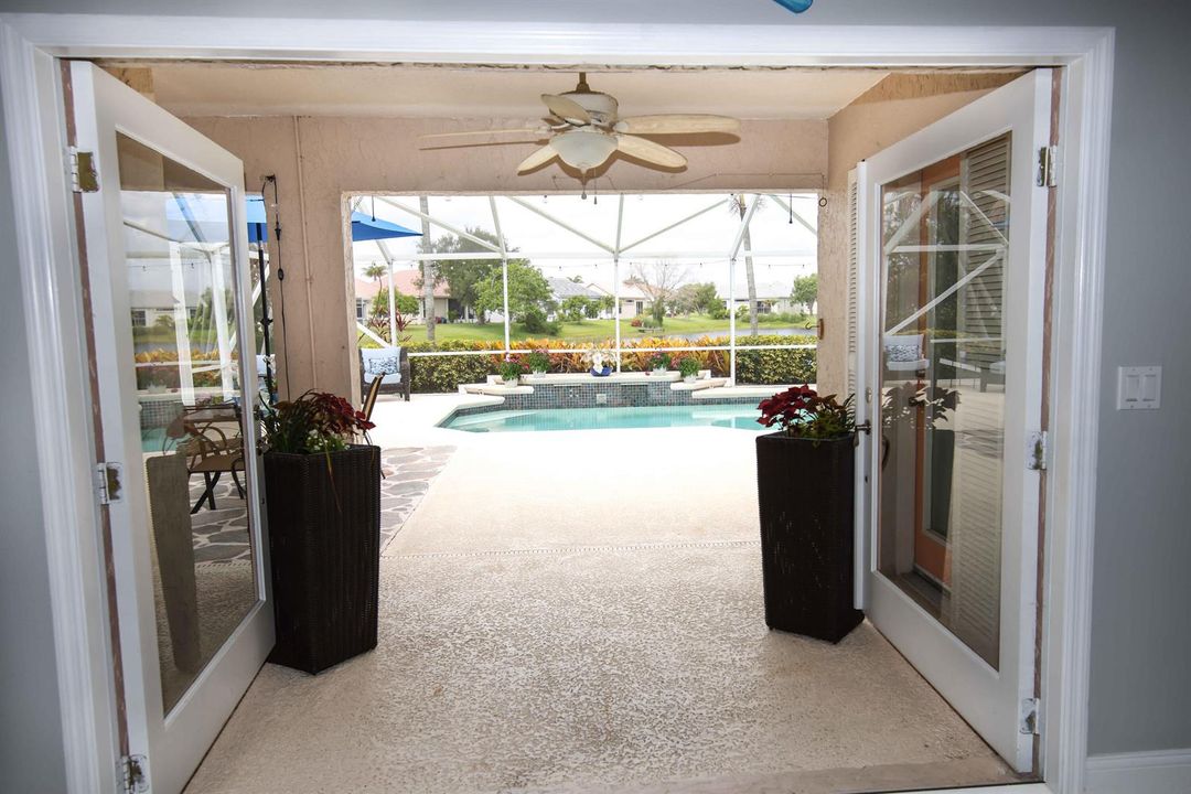 View from FR to pool/lake