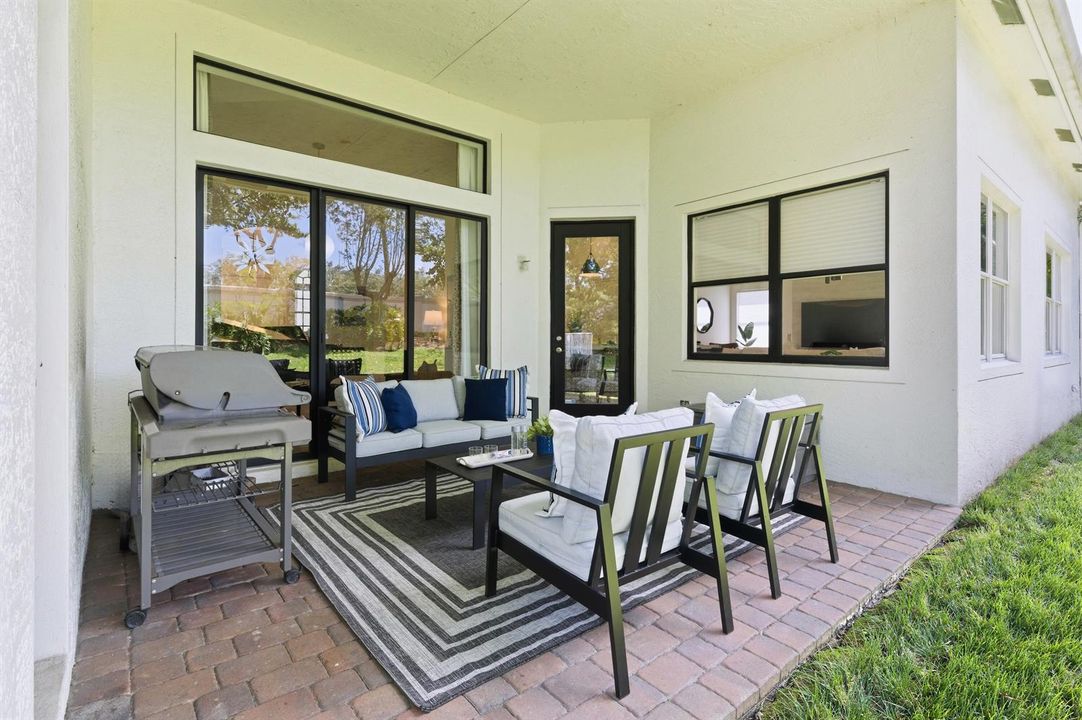 Covered patio