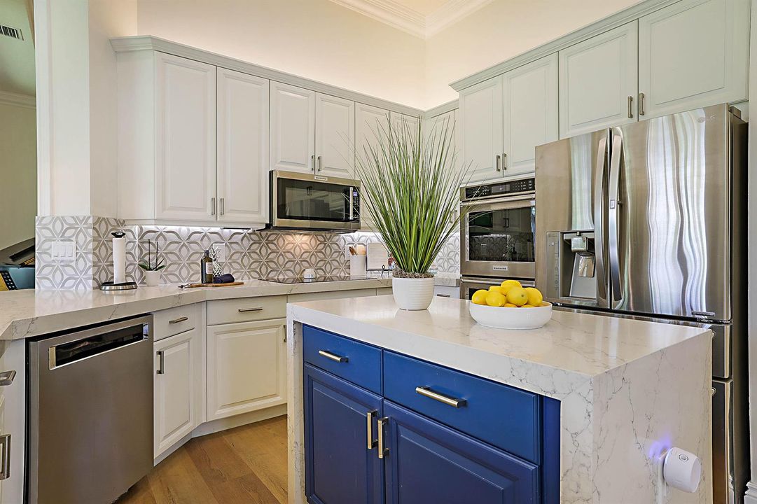 Quartz Kitchen Island