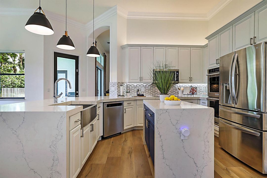 Quartz Kitchen Island