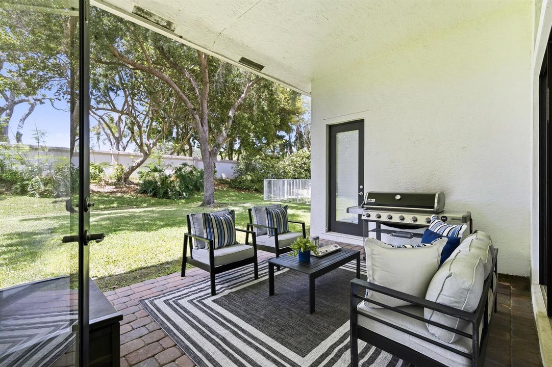 Covered patio