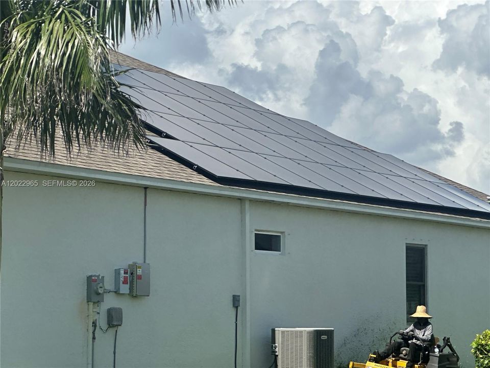 Solar Panels, already installed on this large home.
