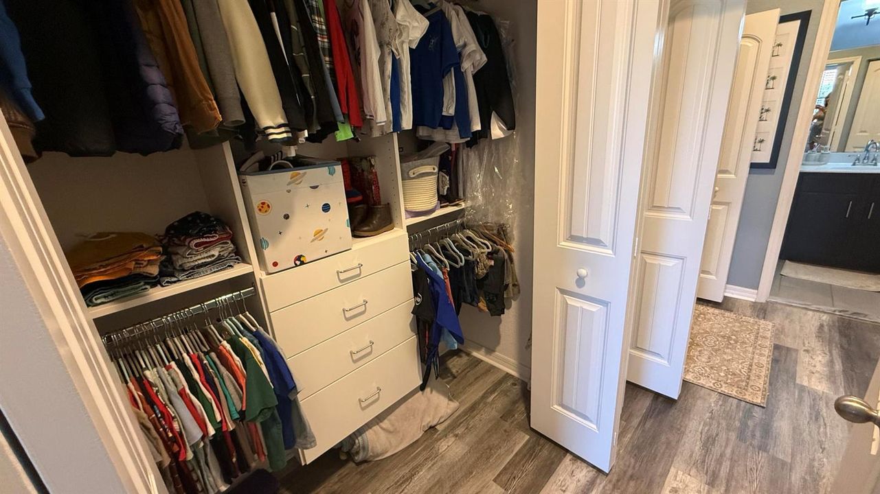 Bedroom 3 closet