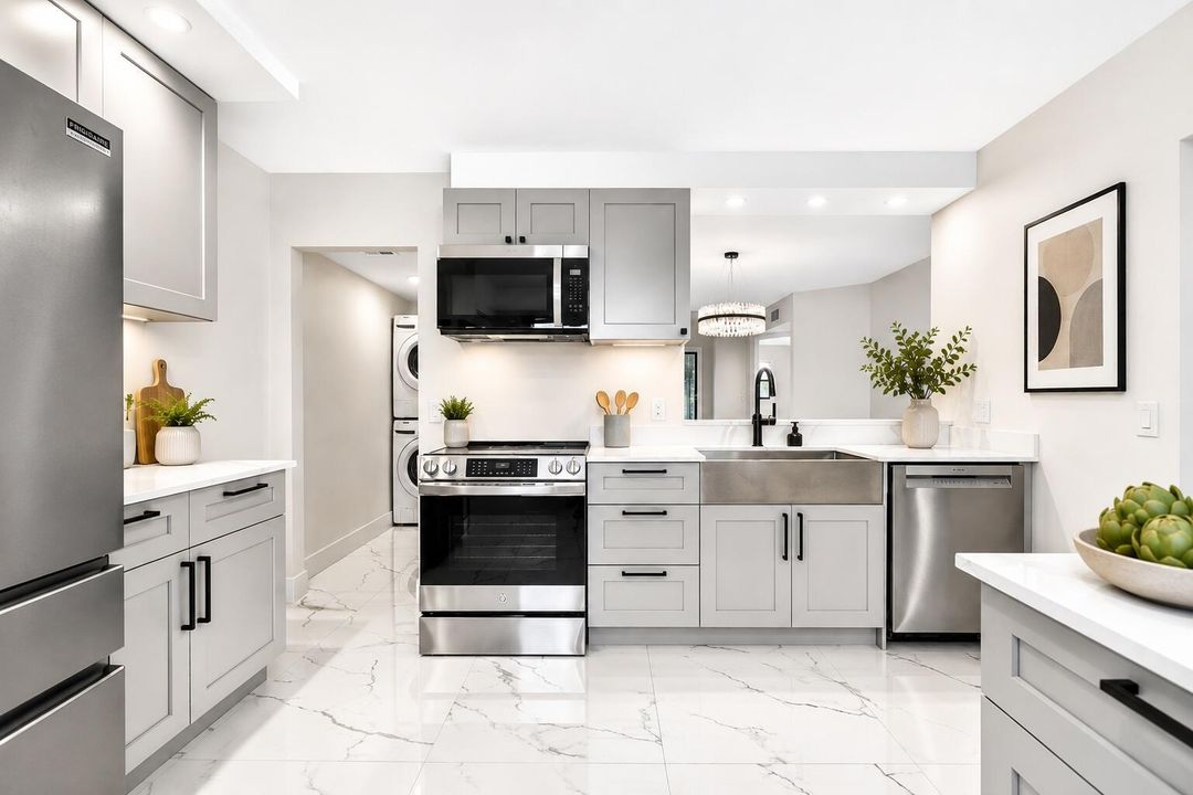 Virtually Staged Kitchen