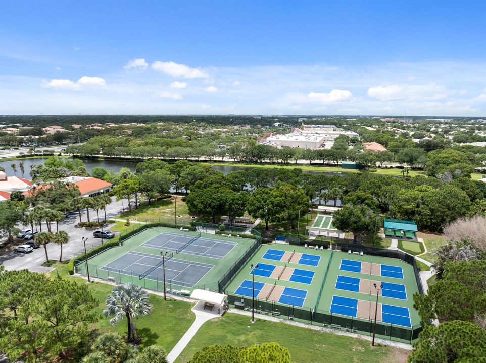 Pickleball and tennis