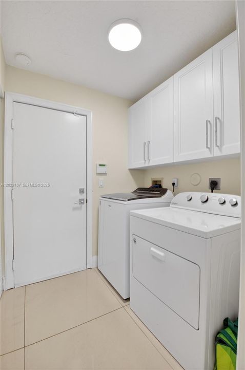 Separate laundry with sink