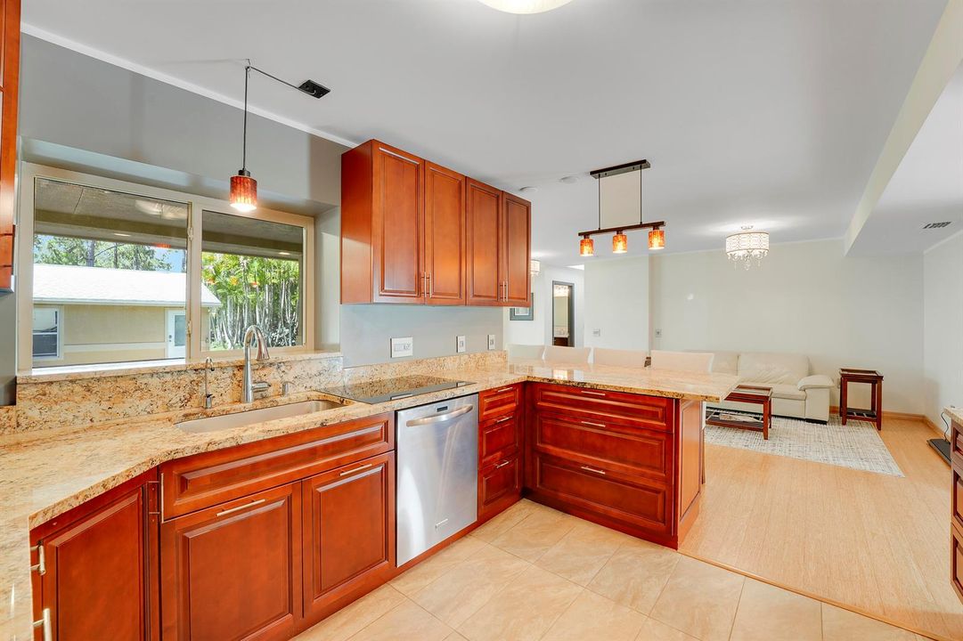 Kitchen / Cherry Wood Cabinets