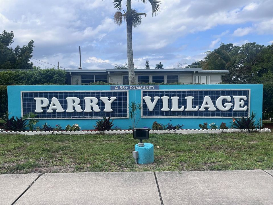 Parry village sign