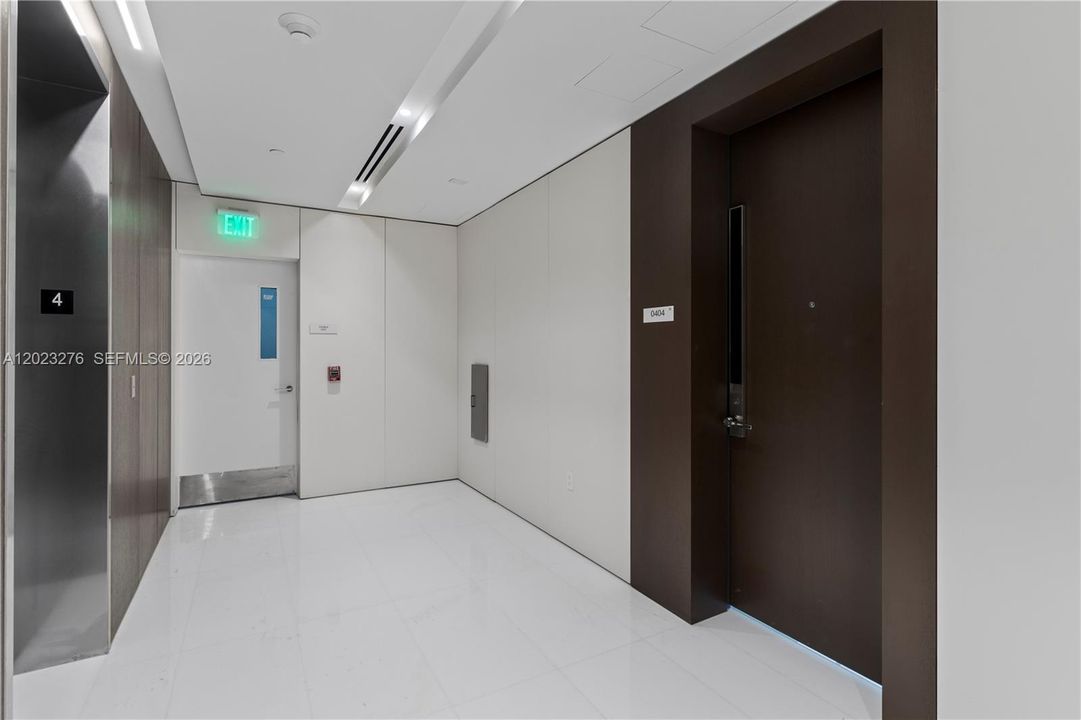 Private Elevator Lobby. One unit per floor.