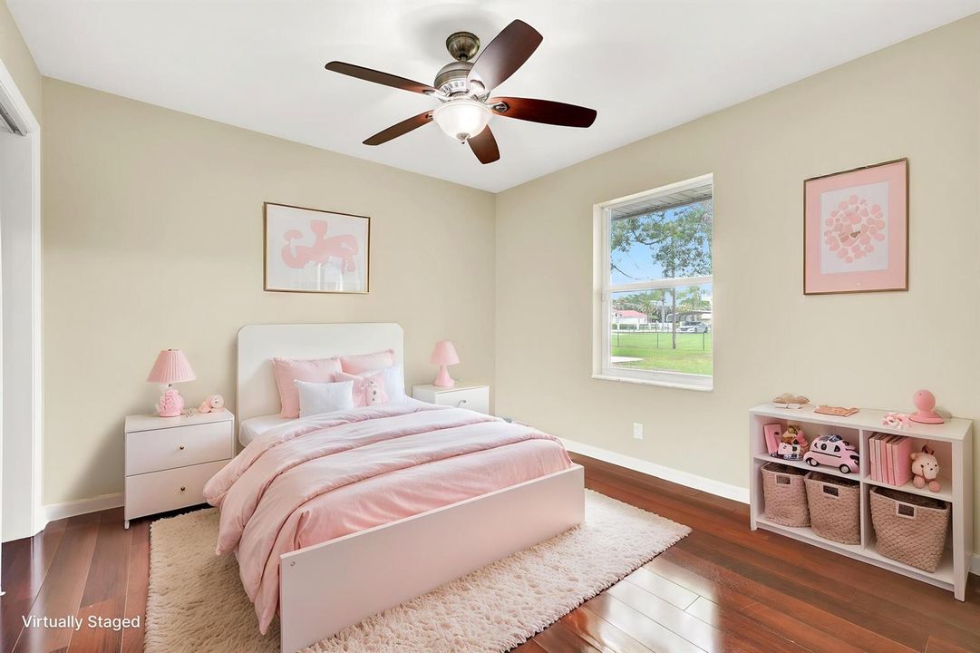 Virtually Staged Guest Bedroom
