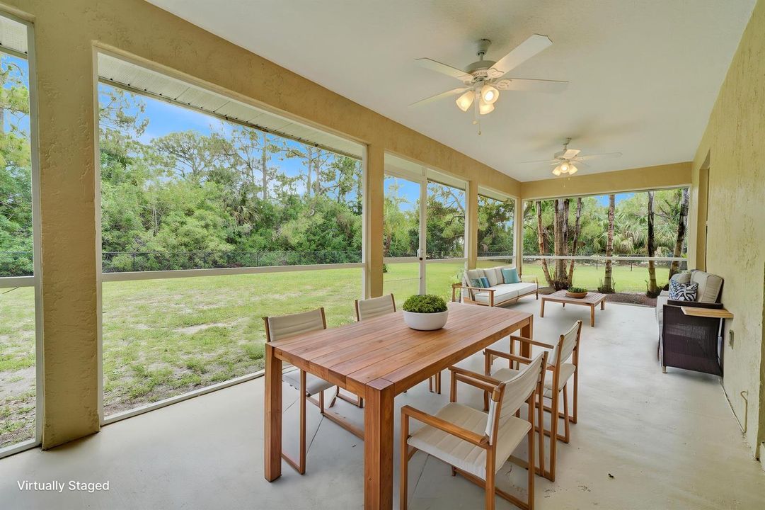 Virtually Staged Patio