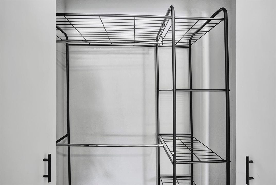 Closet shelves