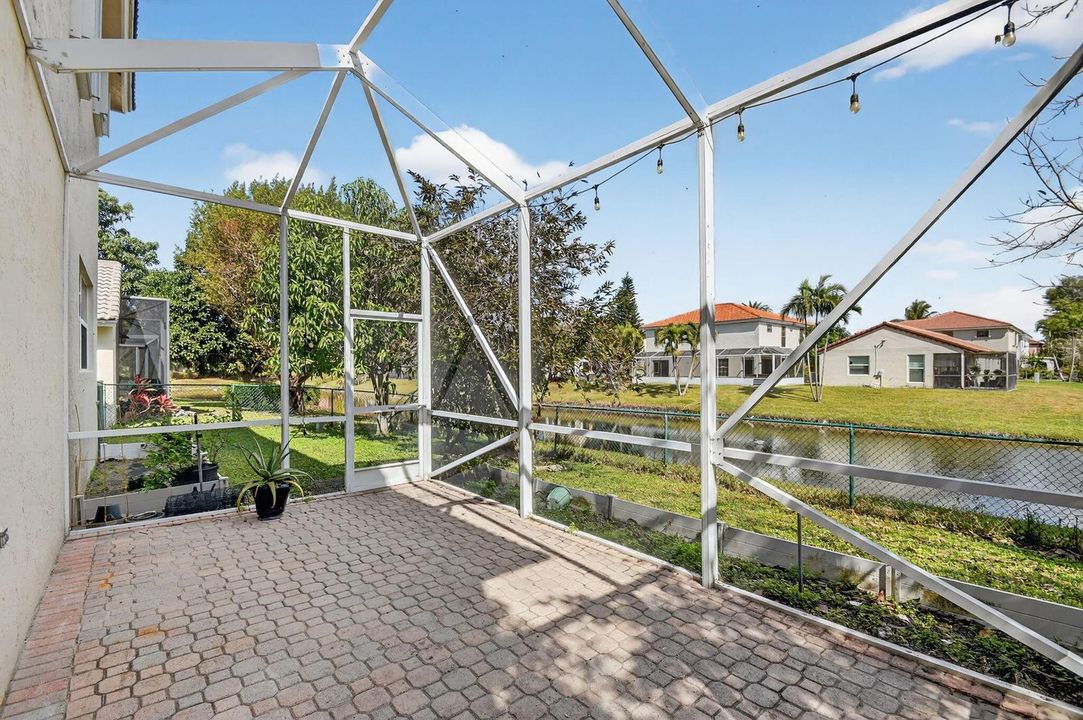 Screened Patio & View