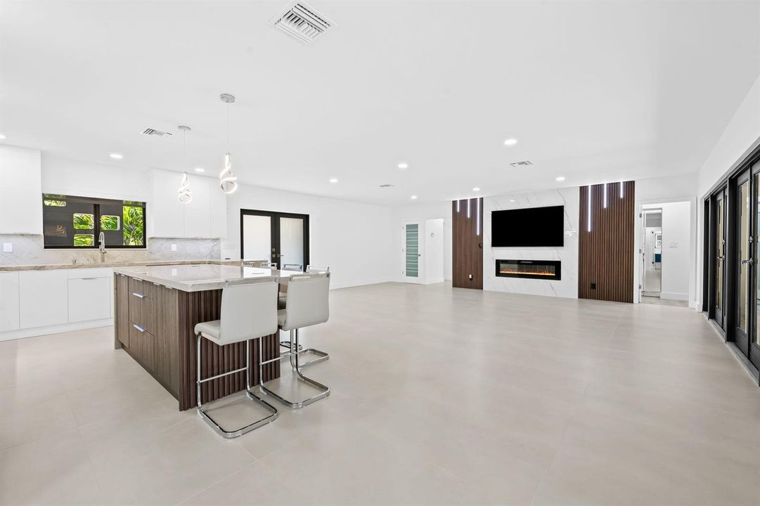 Open floorplan