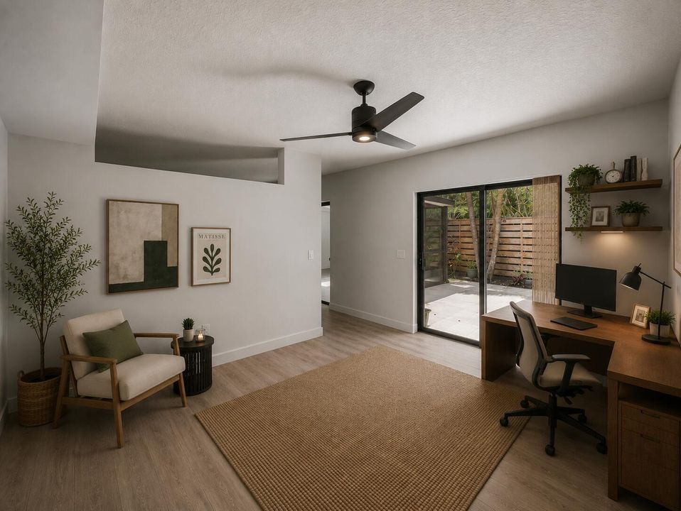 Staged Flex space