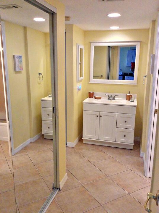 VANITY AREA...