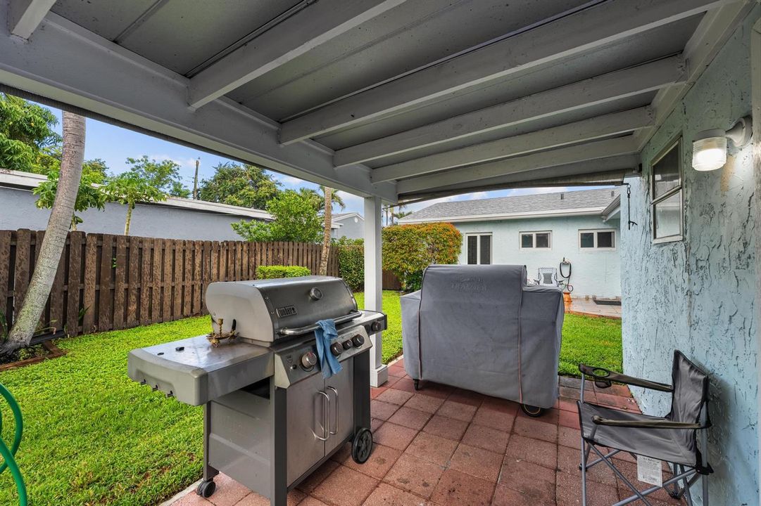 Back patio