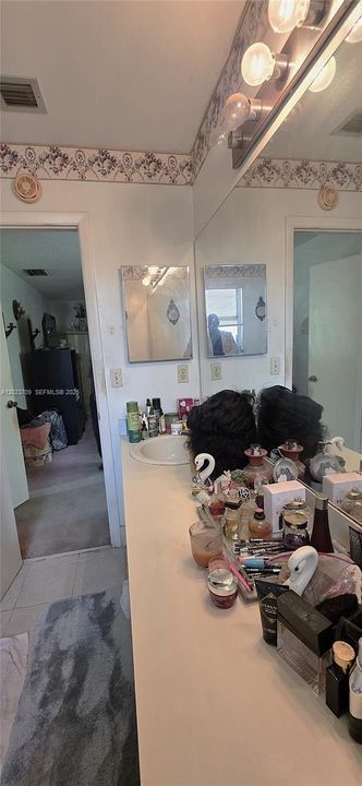 Master bath Vanity & mirror