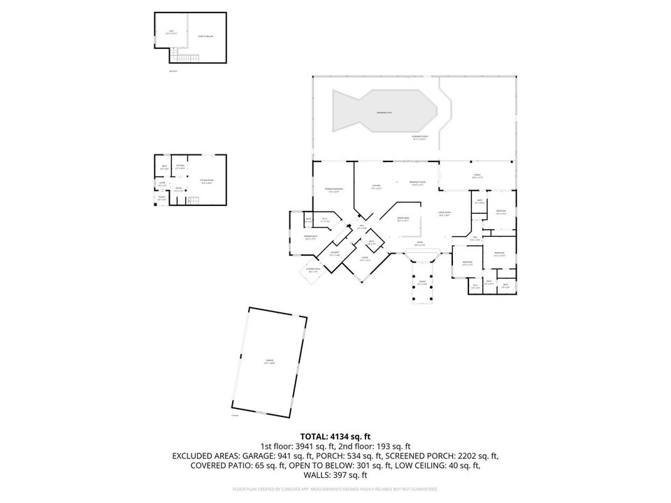 Floor Plan + Guest House