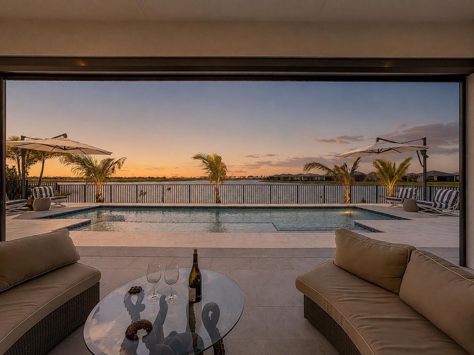 Sunsets from the Pool Felicita Way