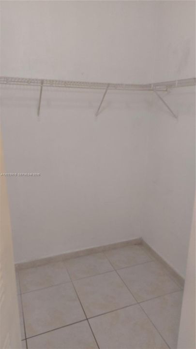 Walk-in closet.