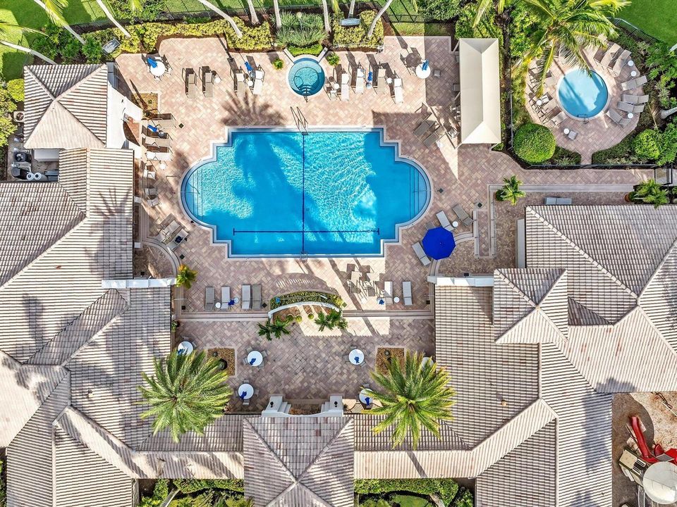 Saturnia Isles Clubhouse Pool Aerial