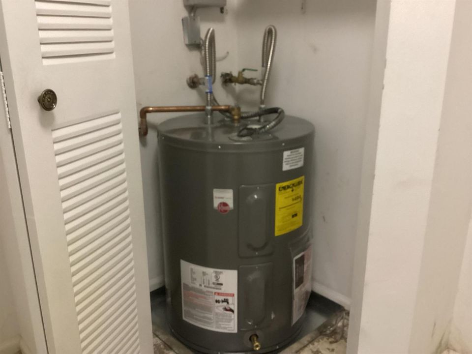 NEW HOT WATER HEATER