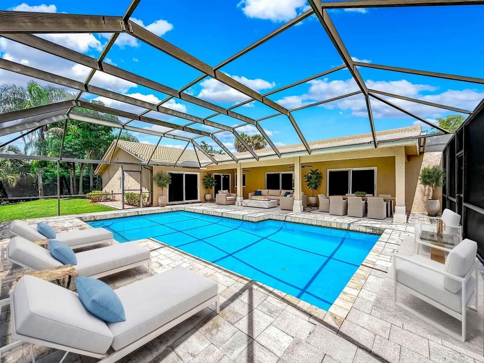 Screened in Pool-Virtually Staged