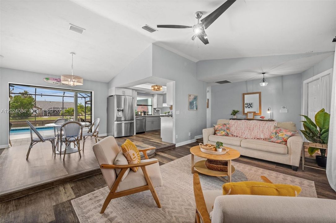 Living room with a view outside