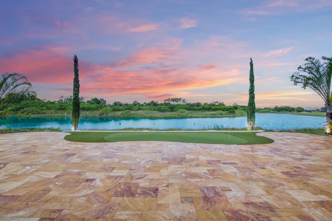 Backyard w/ Sunset