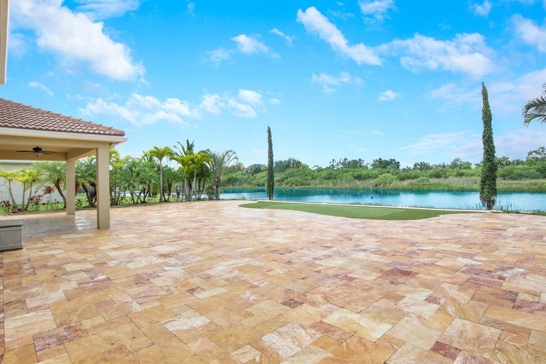 Extended Travertine Patio