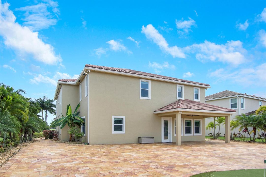 Back of House w/ extended patio