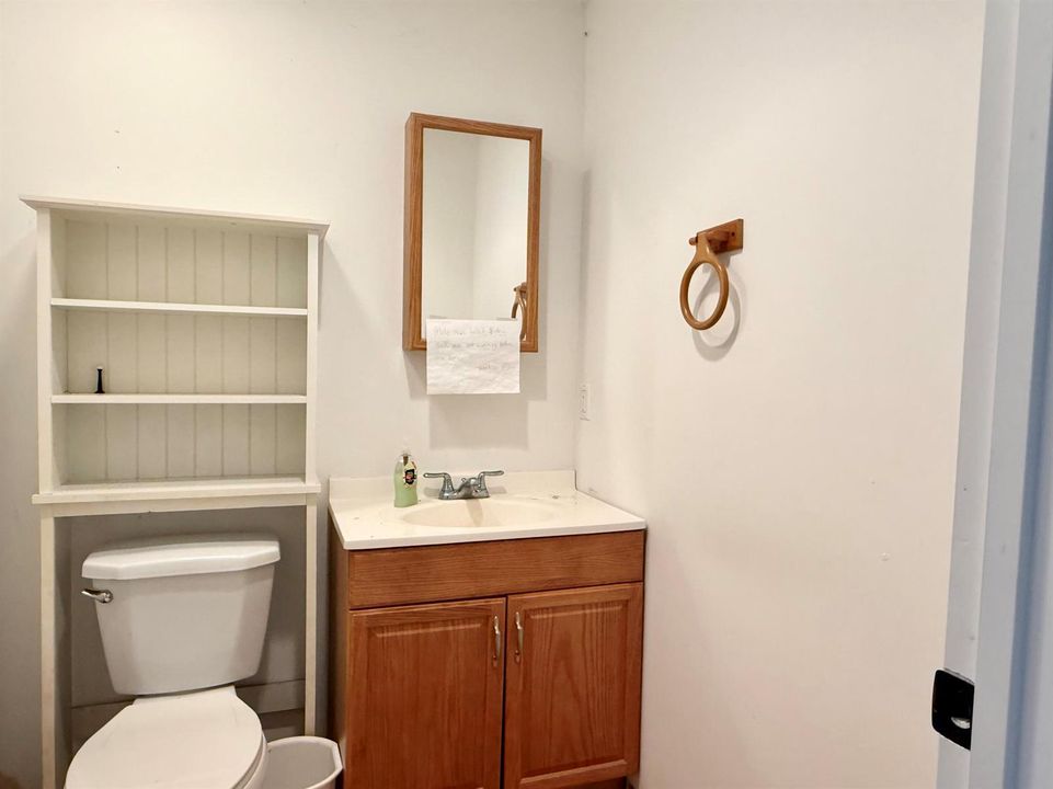 1/2 bath detached shop