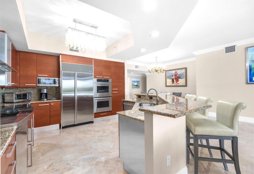 Open Granite Kitchen