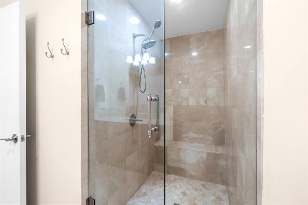 Frameless Guest Shower