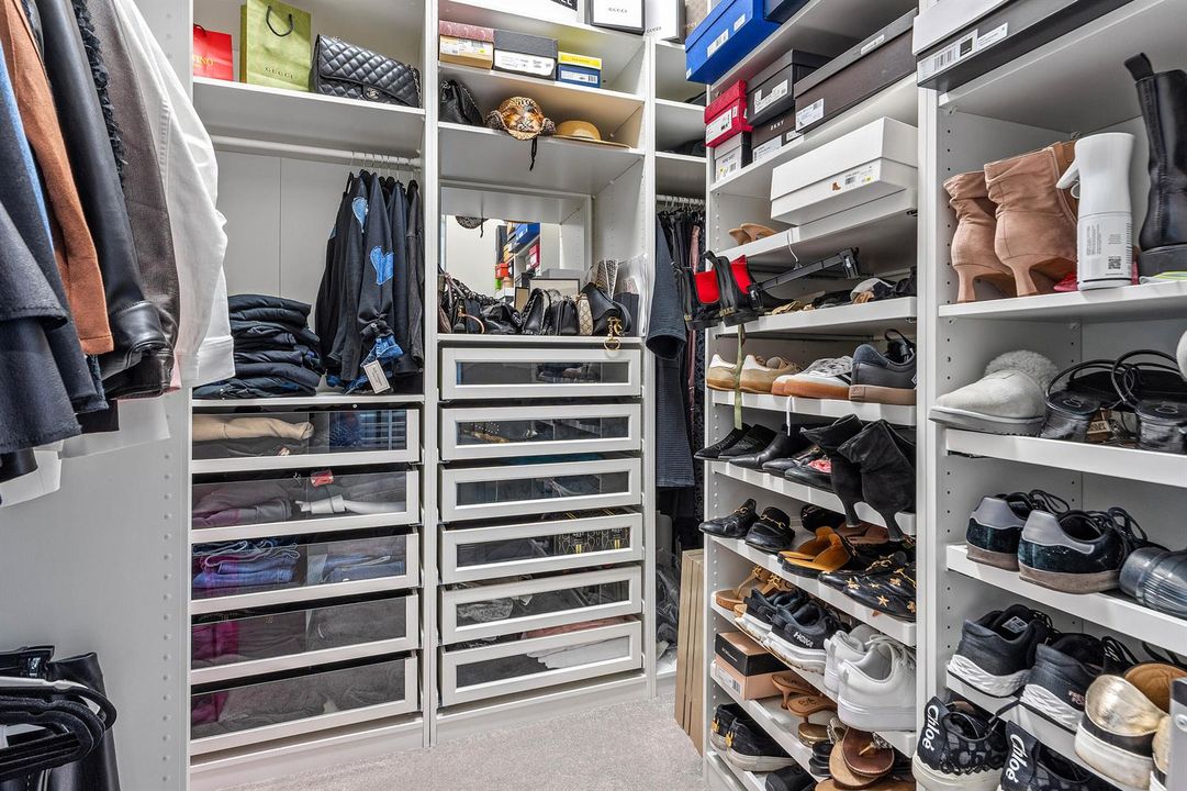 Custom Built-In Walk-In Closet