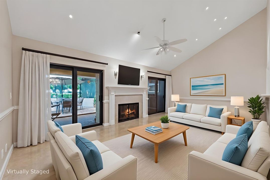 Virtually Staged Living Area