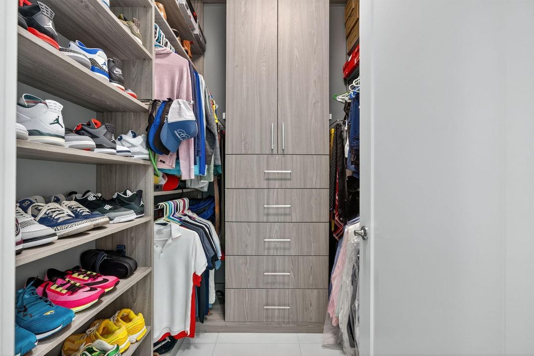 His_ closet