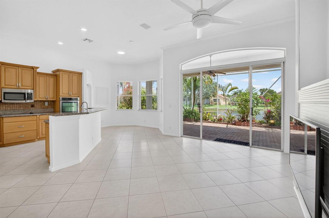Kitchen and Family room