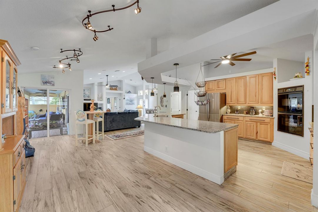 Flex Area and Open Concept Kitchen