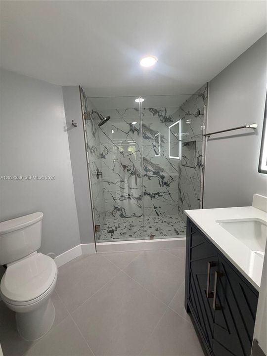 Glass shower doors
