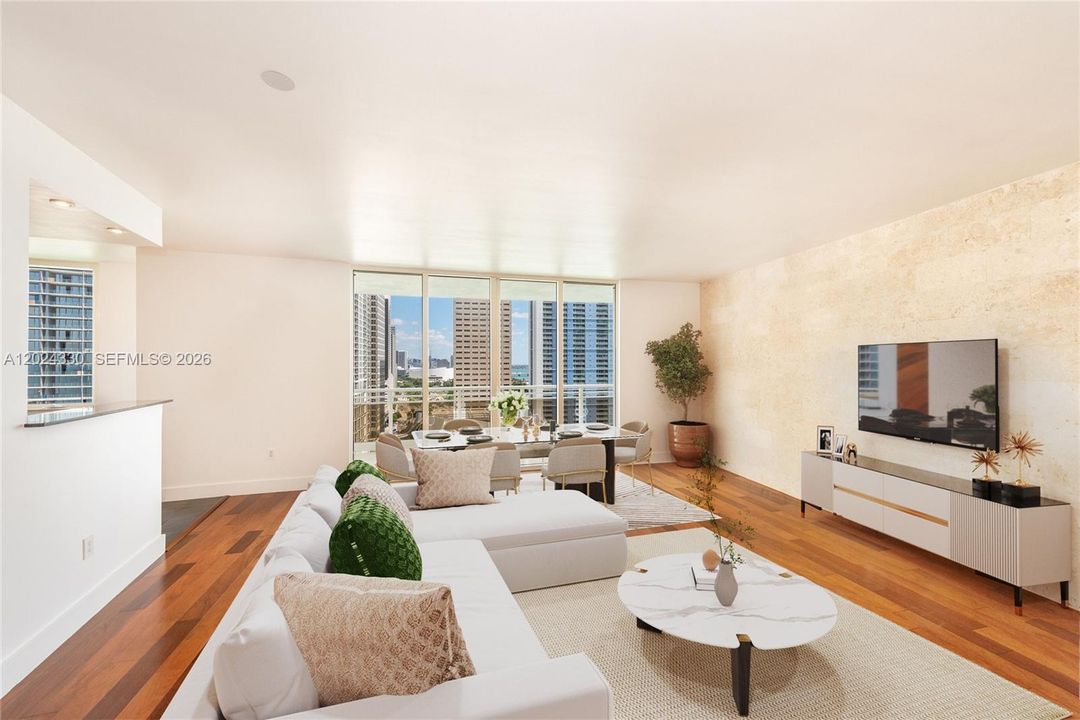 Living / Dining - Staged Image