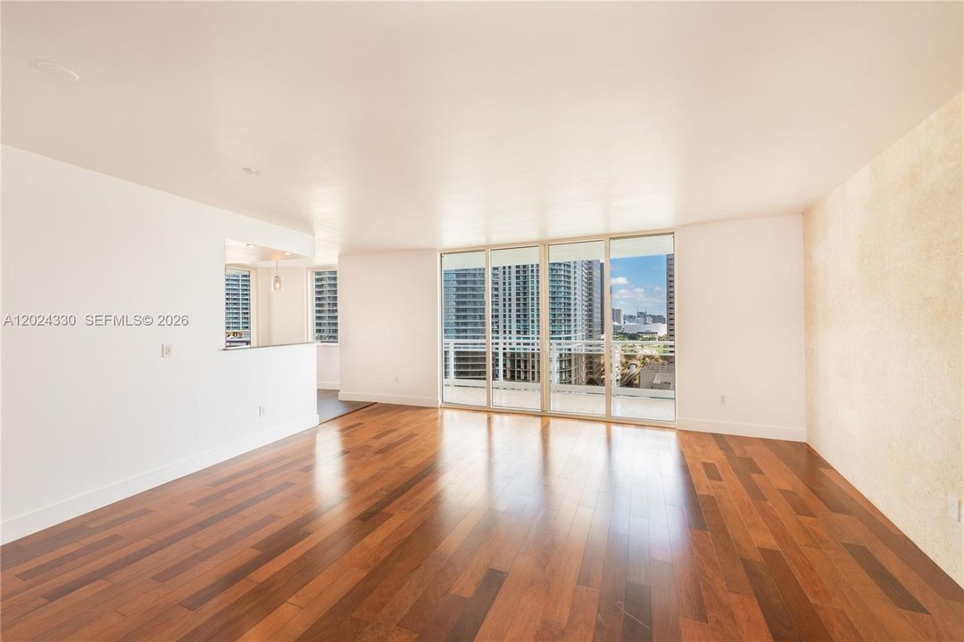 Living / Dining - Wood Floors - W/Out Stage