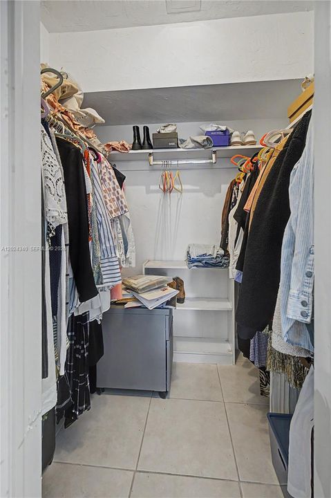 Master closet