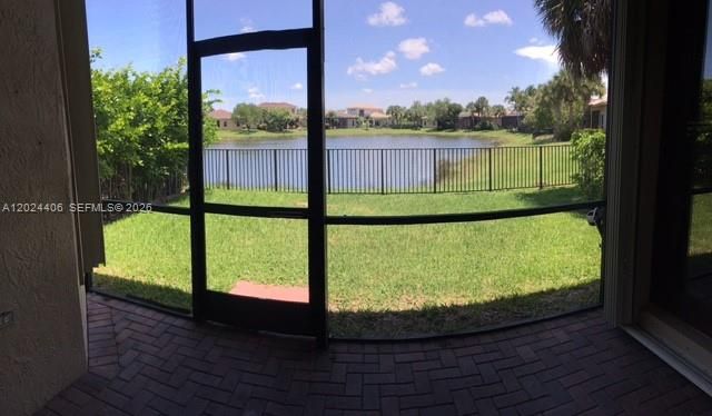 Screen in patio