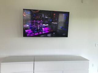 65" Sony TV in Living Room